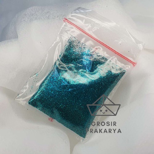 Sparkle Glitter TOSCA 3 gr 3gr Hijau Toska Powder Serbuk Warna Warni Eceran Sablon Resin Pernak Pernik Hiasan Bubuk Padat DIY Kerajinan Kesenian Art Prakarya Seni Perlengkapan Bahan Face Craft Crafting Paint Painting Stabilo Color Grosir Prakarya Malang