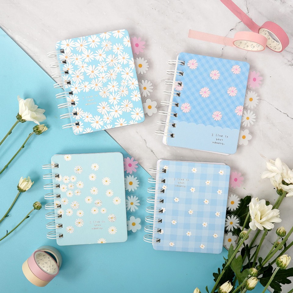 

Daisy in Your Memory Spiral Ruled Notebook Mini