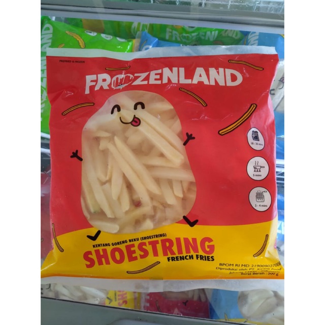 

Frozenland shoestring 500gr