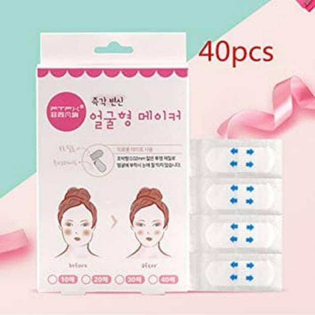 Jual FACE LIFT VSHAPE TAPE DODO LABEL Selotip Penirus Wajah Instan