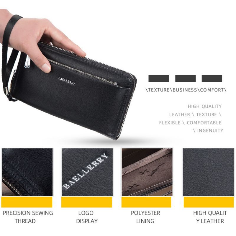 Dompet Panjang Clutch Pria | Wanita Baellerry 44