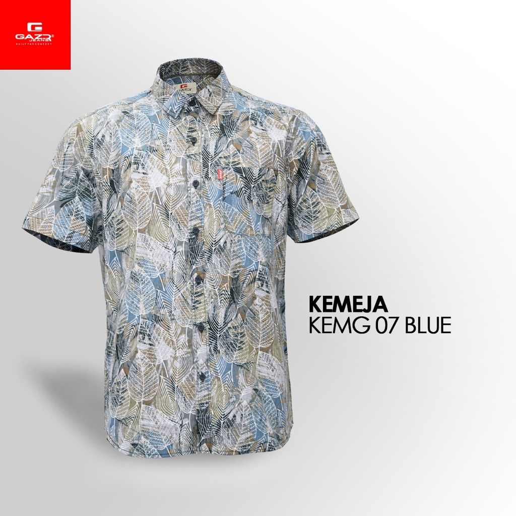 Kemeja Pria Lengan Pendek ORIGINAL GAZR (KEMG 07)