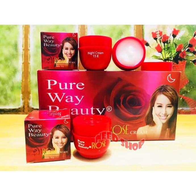 Night Cream Rose Cream / Cream Rose Pure White Beauty Original Bpom