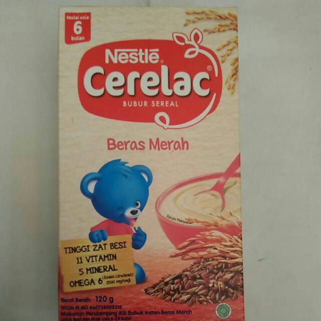 Nestle Cerelac Beras Merah 120gr