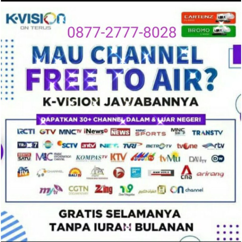 Kvision Plus Pasang Tanpa Berlangganan Shopee Indonesia