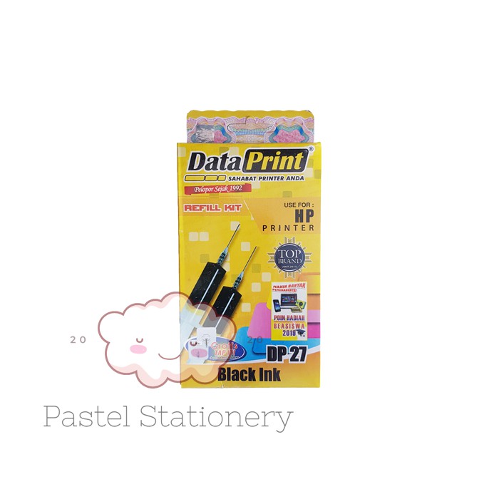 DataPrint Refill Tinta HP Hitam DP 27 - Tinta HP Data Print DP 27
