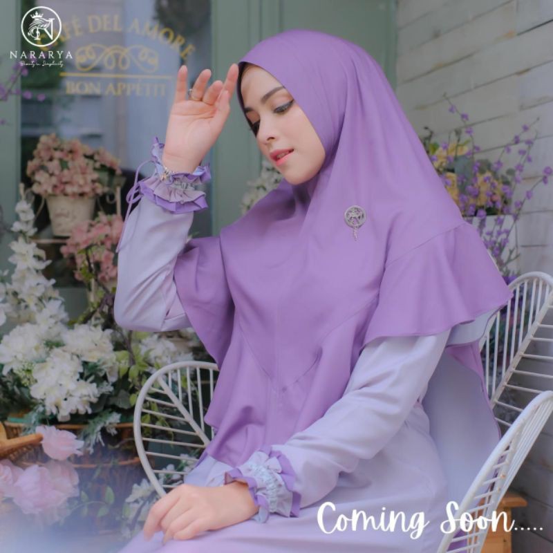 (READY ) Gamis rainbow Series Ice cream original nararya premium/ng premium/es krim series