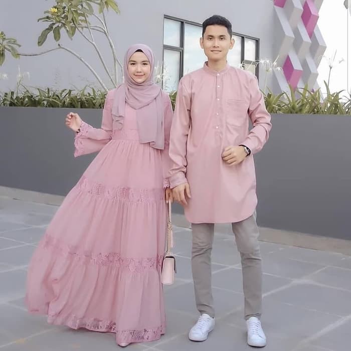 Baju pesta pasangan / Dress pesta murah / Kemeja pria : Kulava Couple