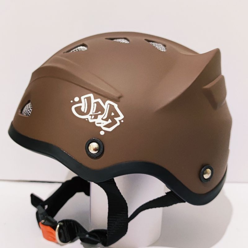 Helm Sepeda JPR Bike Skate 02 Solid Brown By JPX Helmet