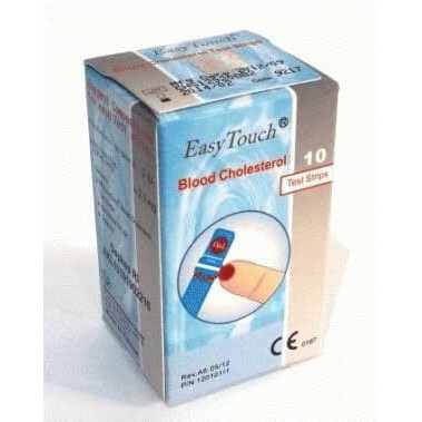 Strip Kolestrol Easy Touch Stik Kolesterol GCU 3 in 1 Refil Alat Cek dan Tes Cholesterol Isi 5 10