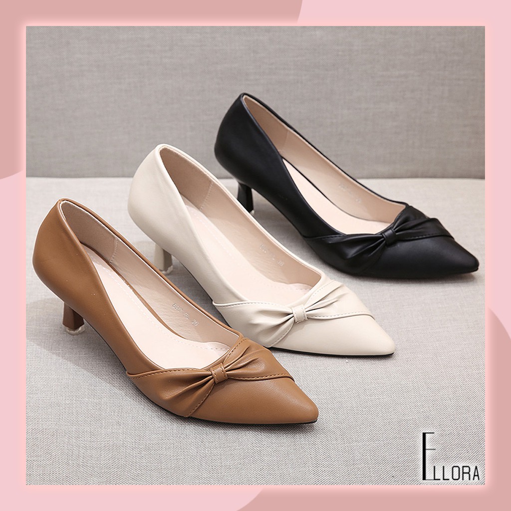 ELLORA 897 EL SEPATU  WANITA  HEELS IMPORT SEPATU  KERJA  