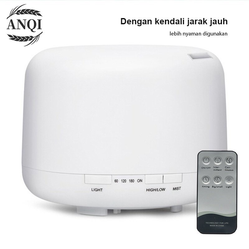 ANQI 1888 Humidifier Air Diffuser 500ML + Remote Aromatherapy 7 Color Led VS-1850