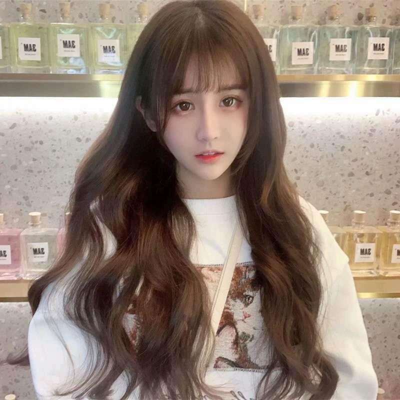 Wig Rambut Palsu Wanita Perempuan Wig Cosplay Model Bob Pendek Wig Cewek Panjang Lurus Natural Rambut Palsu Untuk Patung