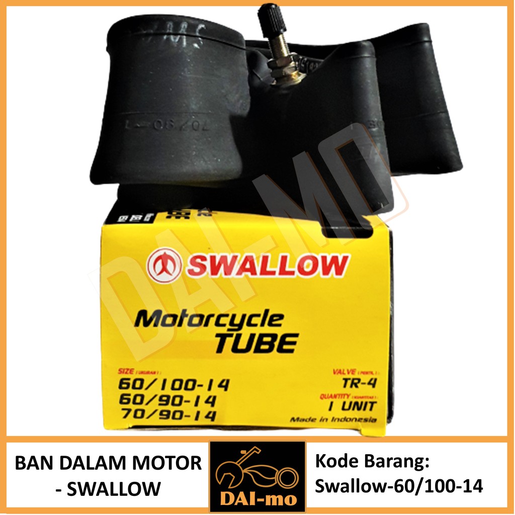 Ban Dalam Motor 60 100 14 | 60/100-14 Swallow Ring 14 │ 60 90 14 | 60/90-14 │ 70 90 14 | 70/90-14