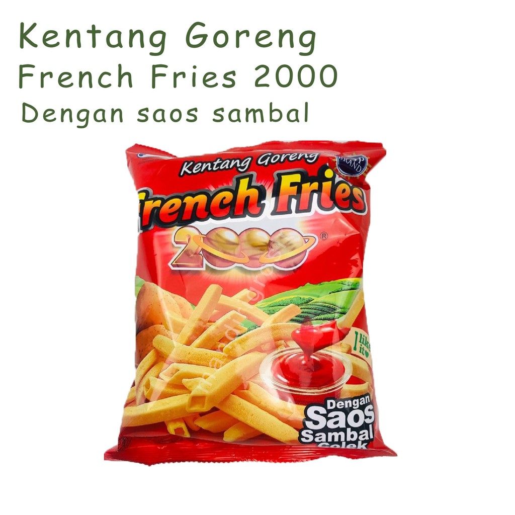 French Fries 2000 * Kentang Goreng  * Snack * 62g