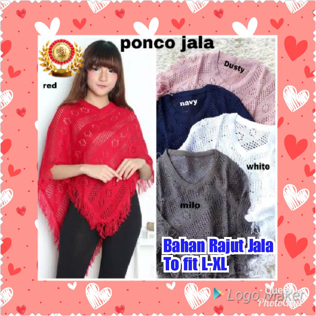 TERMURAH PONCO JALA /OUTWEAR / CAPE/ BLOUSE/TERBARU / TERPOPULER / TERLARIS / PESTA/TERMURAH