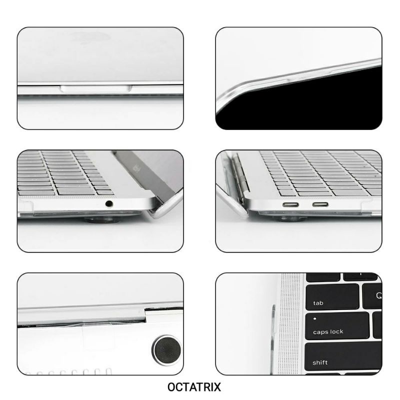 Case Macbook Crystal Clear / Bening / Transparan casing mac book Air M1 Pro 13 Inch 2020 2021