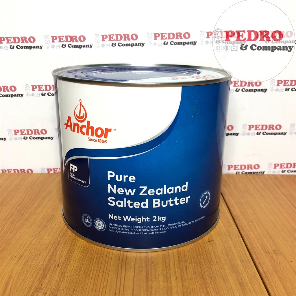 

Anchor pure new zealand salted butter 2 kg - mentega garam