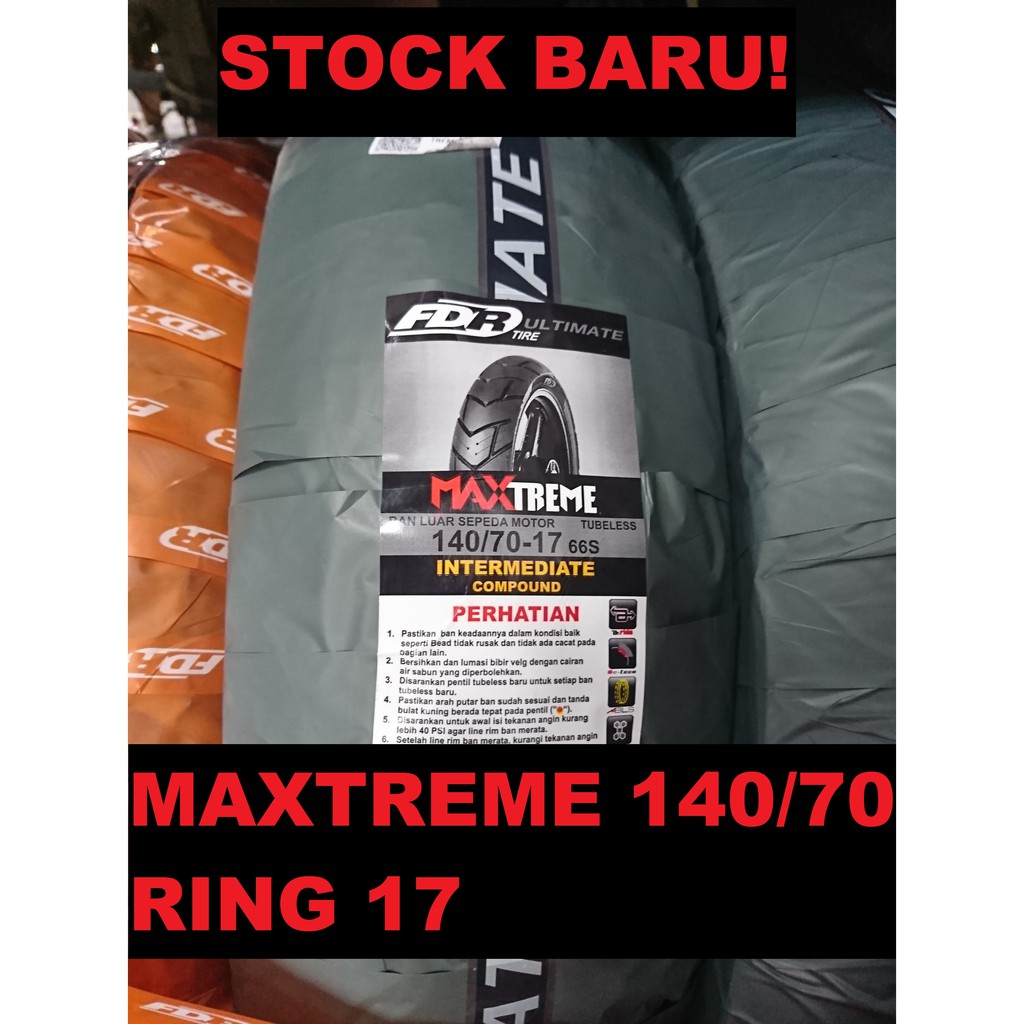 FDR MAXTREME 140/70 ring 17 Ban Motor Dual Purpose Supermoto Semi Trail Offroad Tubeless