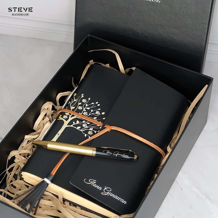 Gift Set Executive Notebook Pen Premium Hadiah Souvenir Company