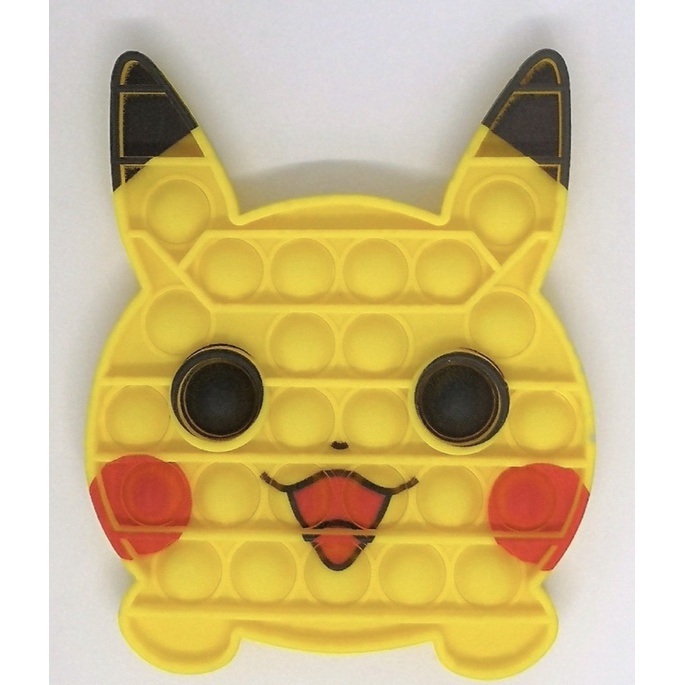 POP IT MURAH RAINBOW  fidget push Pop It Fidget Toy Push mainan anak-Pikacu cowok