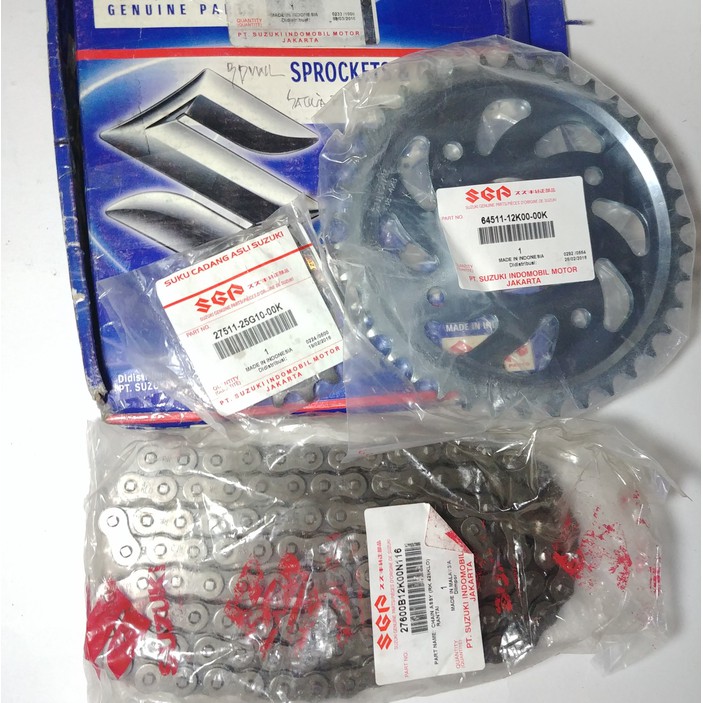 Gearset Girset Satria Fu Fi Injeksi Original Suzuki