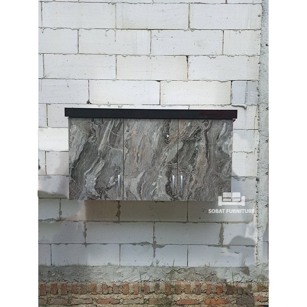 Kitchen Set Atas 3 Minimalis Motif HPL