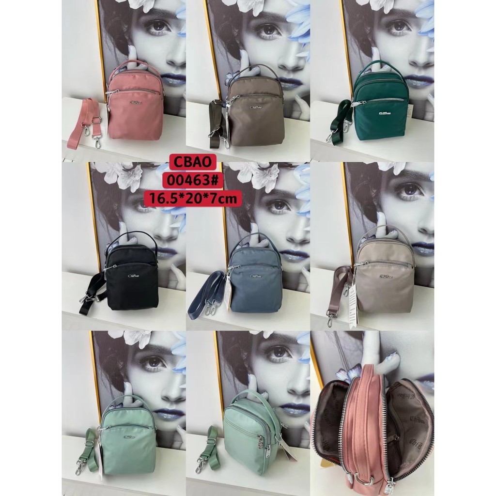 Tas Wanita Import Jinjing dan Selempang CHIBAO CB00463 00463 Parasut Super Quality