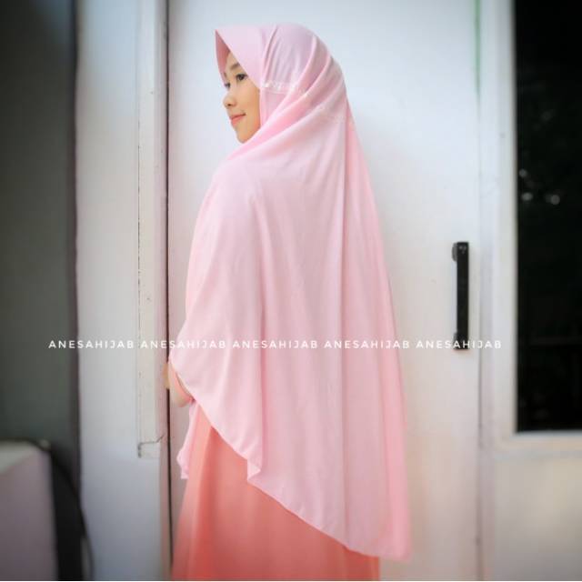 PROMO JILBAB INSTAN JUMBO KERUDUNG serut EL RAHMA SIZE XL