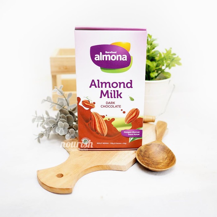 ALMONA ALMOND MILK / SUSU ALMOND ASLI 175GR - 6 VARIAN RASA