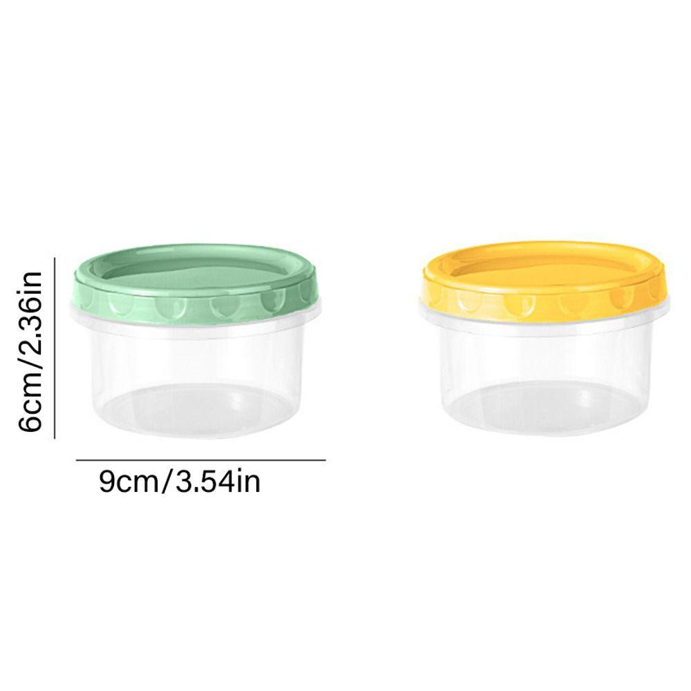 R-FLOWER Five Grids Lunch Box Plastik Microwave Kapasitas Tinggi Bento Box