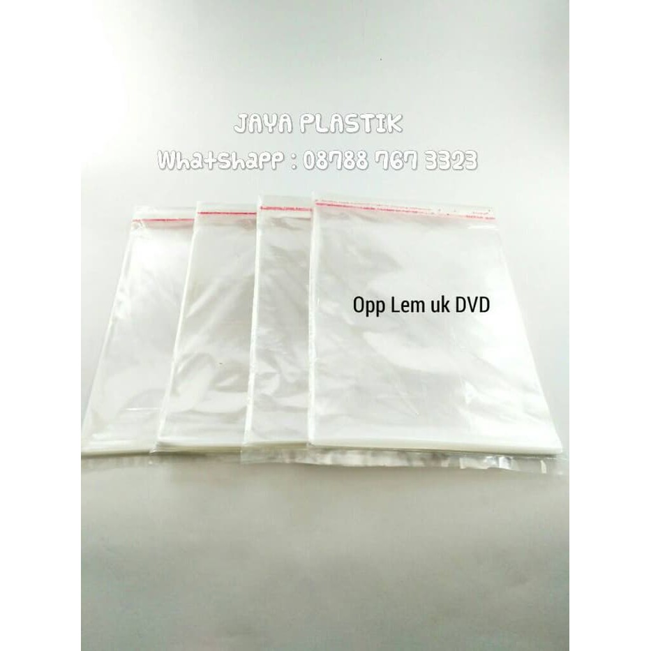 

jual PLASTIK OPP LEM DVD sni