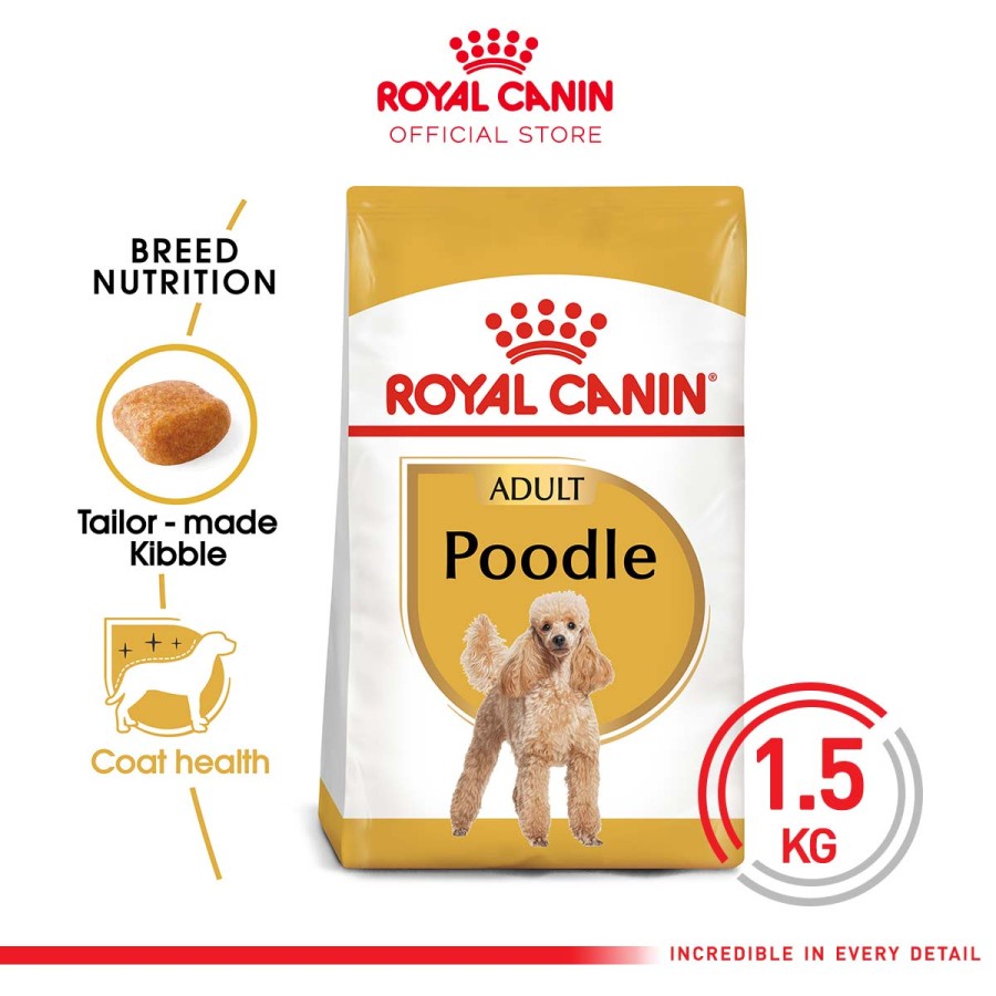 Royal Canin Poodle Adult Makanan Anjing Dewasa Dry 1,5kg Freshpack - Makanan Anjing Poodle