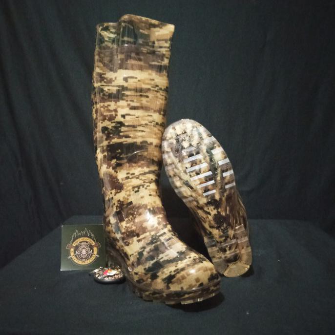 New Sepatu Boot Camo 35 Cm / Ap Boots Army / Sepatu Hunting Motif Tactical - M