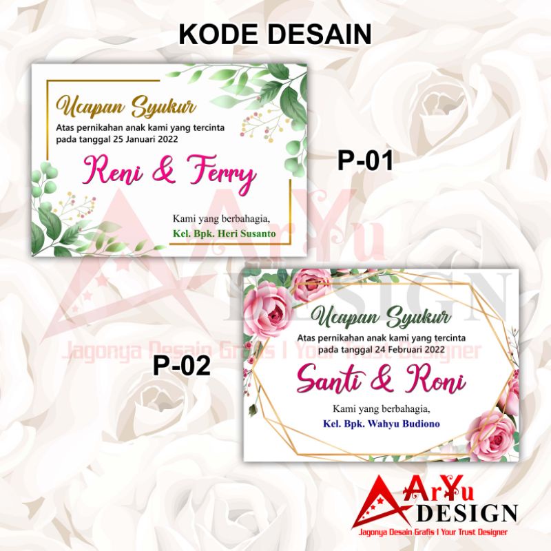 Jual TASYAKURAN / KARTU / STICKER / LABEL NASI KOTAK / UCAPAN SYUKUR