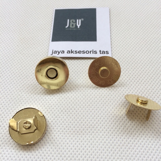 Kancing magnet tas 1.8 cm gold