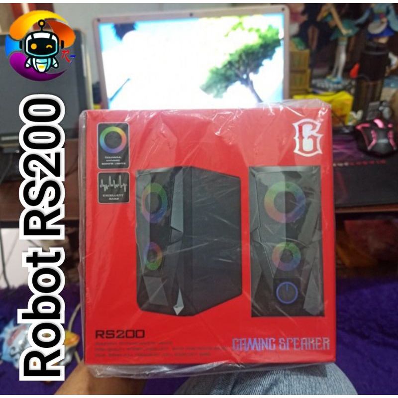 Speaker Aktif / Speaker Gaming RGB Robot RS200