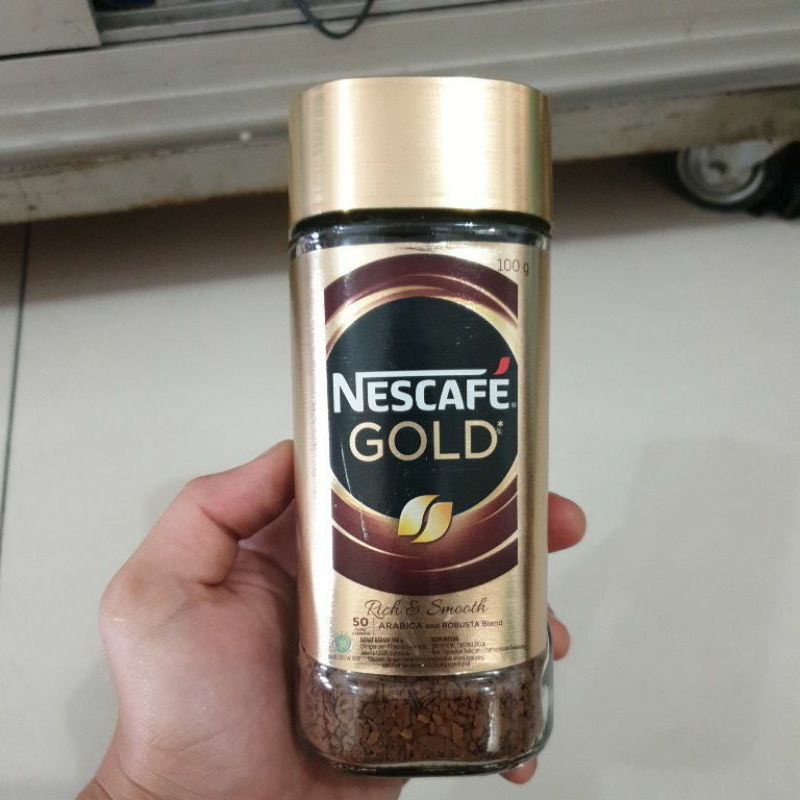 

Nescafe Gold // Nescafe Gold Decaf Rich And Smooth Arabica and Robusta Blend 100gr