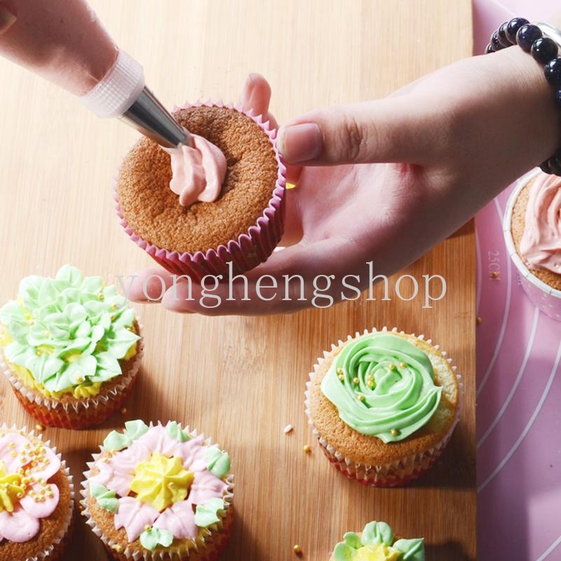 Spuit Piping Icing Bahan Plastik Untuk Dekorasi Kue