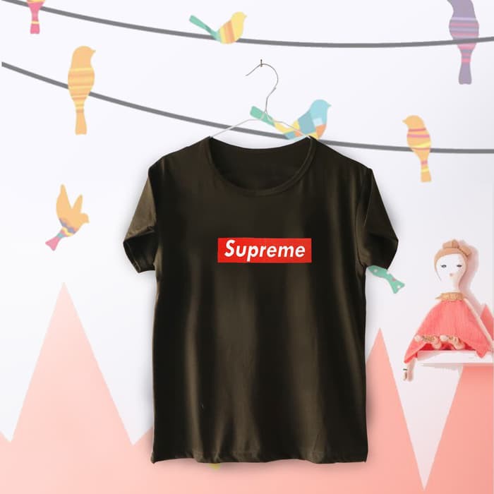INC161 Tumblr Tee TShirt Kaos Wanita Lengan Pendek SUPREME