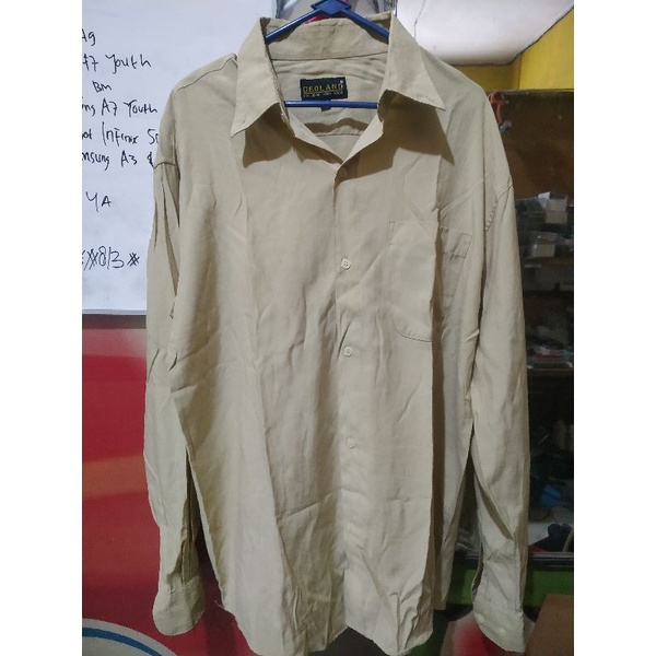 preloved kemeja pria merk geoland