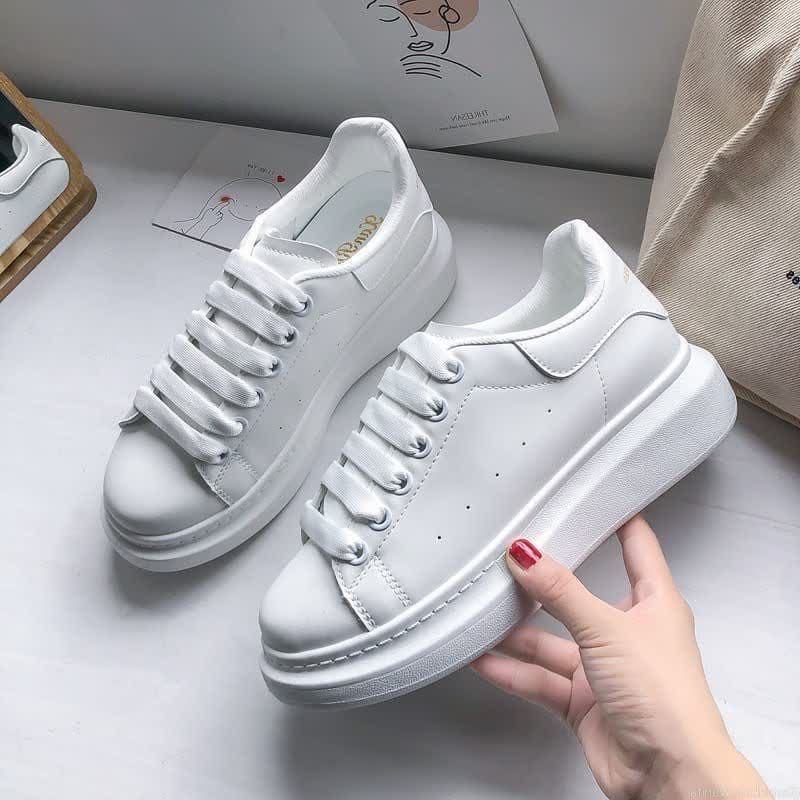 AA Fashion Sepatu Sekolah Wanita Korea Hitam Polos Daily / Sepatu Sneakers Wanita Hitam Korea Import