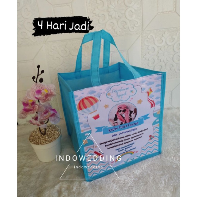 Tas Haul Tas pengajian Tas Aqiqah Tedak Siten Wedding Pernikahan Tahlil Haul Berkat Ulang Tahun Ulta
