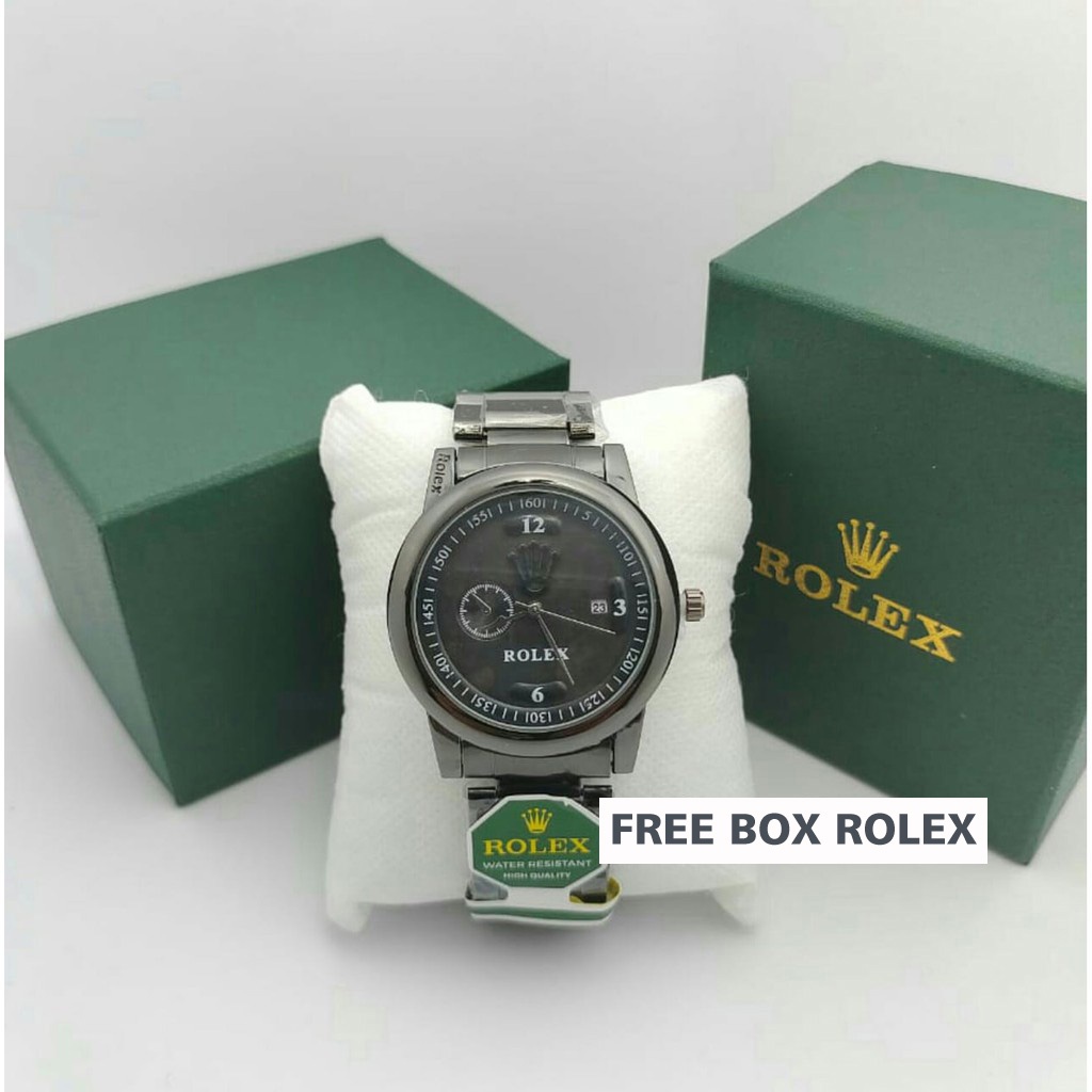 Grosiran Jam Tangan Pria Psa S17 - 45129 Analog Tali Rantai Tanggal Aktif Body Bulat Original Garansi 6 Bulan Free Tali Kulit Box Exclusive &amp; Baterai Cadangan (Bisa COD)