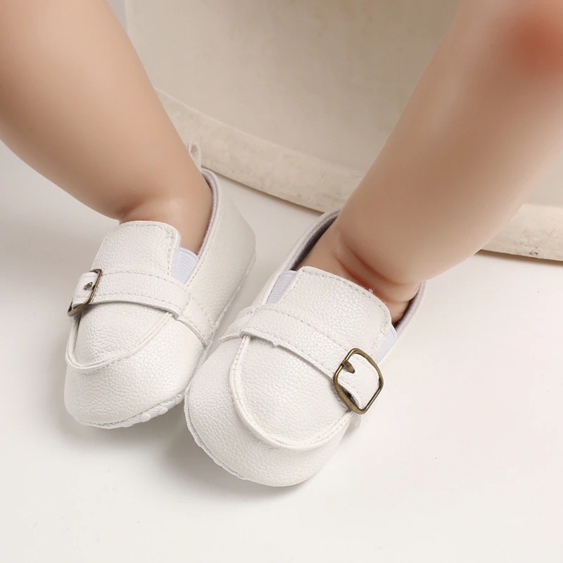 Sepatu Bayi Prewalker Laki Laki Perempuan Umur 0 - 12 Bulan Sepatu Sneakers Anak Bayi Laki Laki Perempuan Baby Prewaker Shoes Cowok Cewek Murah Umur 0 - 14 Bulan, umur 1 Tahun 0 - 6 Bulan Putih AK 09