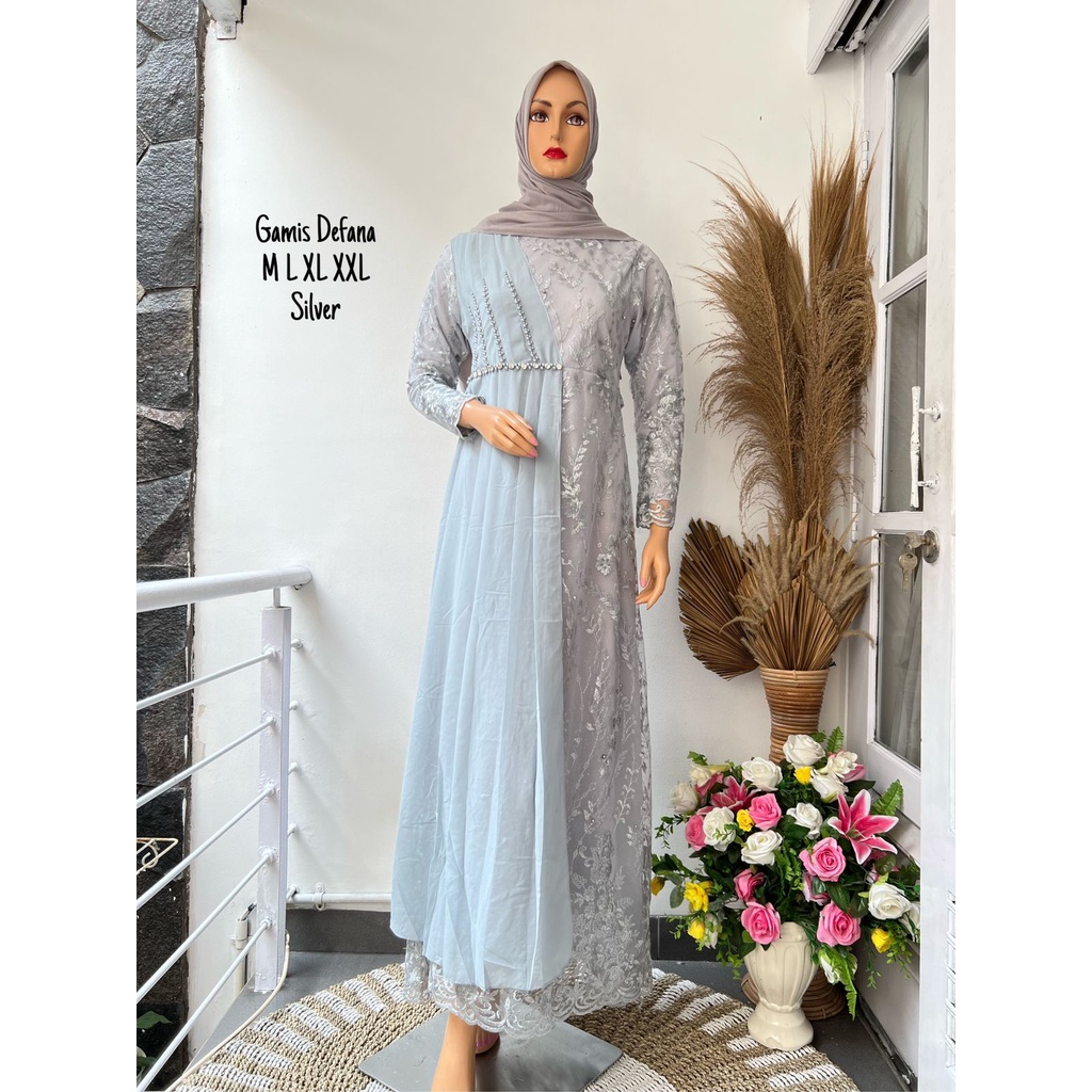 GAMIS PESTA TERBARU/ GAMIS DRFANA PREMIUM/ GAMIS KONGANGAN/ GAMIS TILE/ GAMIS/ GAMIS KEBAYA TERBARU 2022/ GAMIS BRUKAT MEWAH/ GAMIS WISUDA/GAMIS PESTA KEKINIAN