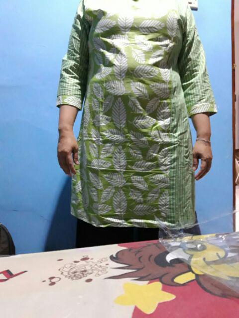 Terlaris Serut Genes Jelita Tunic Navbor Yelbor Whitbor Creambor Tunik Batik Modern