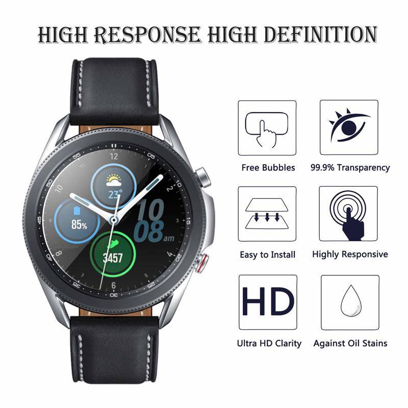 Pelindung Layar Tempered Glass DH 42mm Untuk Samsung Galaxy Watch 4 Classic 46mm 40mm