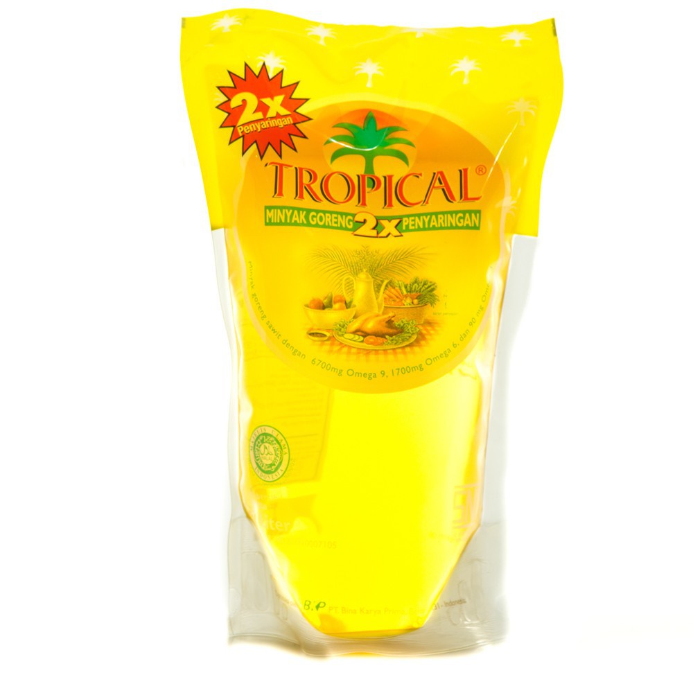 

tropical 500 ml refill minyak goreng