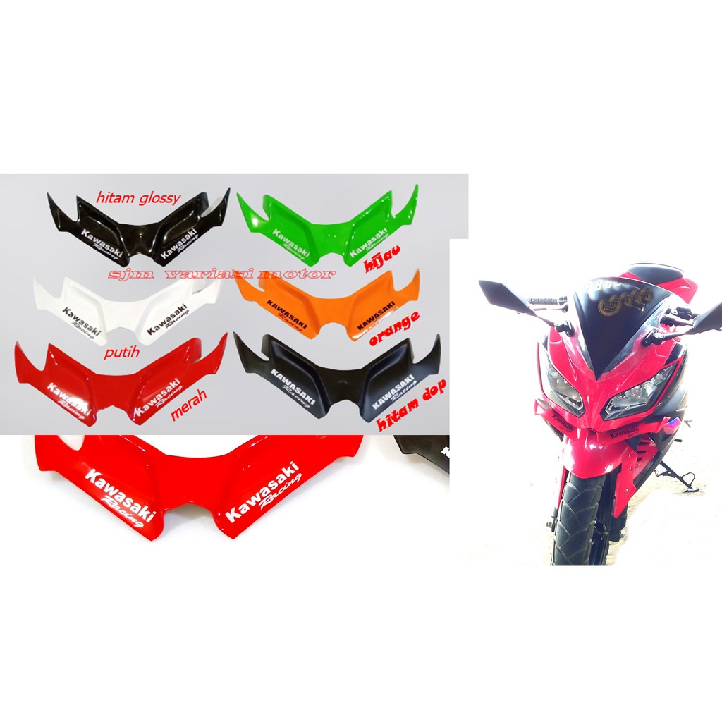 WINGLET NINJA 250 F1 - WINGLET NINJA 250 KARBU winglet variasi kawasaki ninja 250